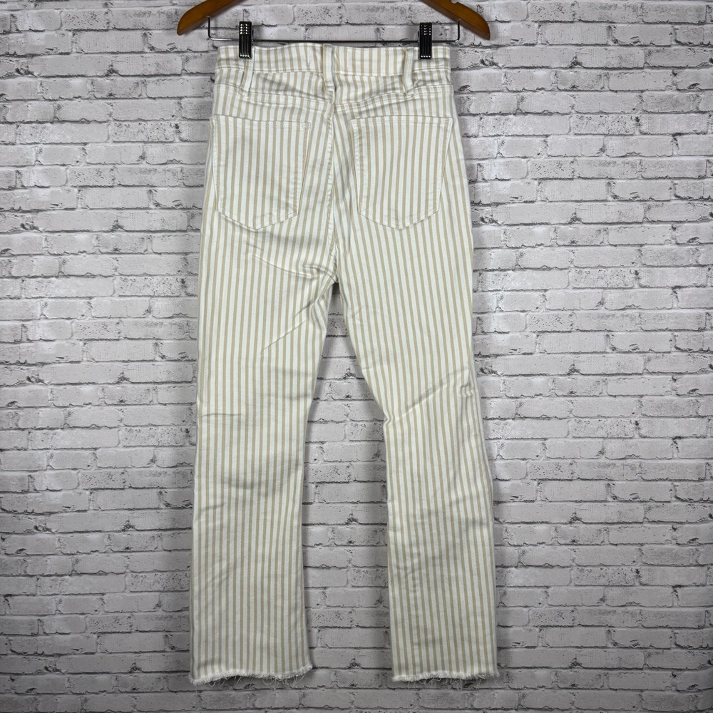 Abercrombie & Fitch High Waisted Striped Jeans - Picture 5 of 9